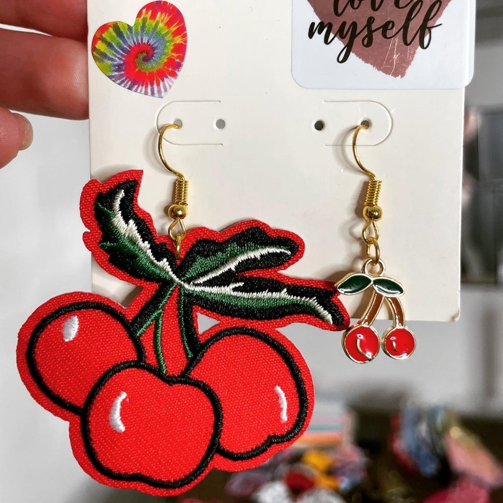 Cherr-ishing the Little Things Earrings